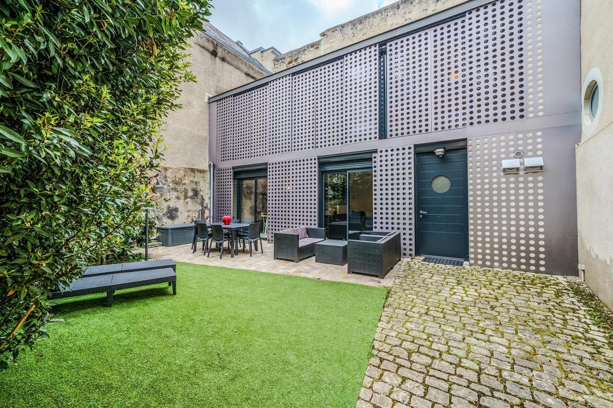 Maison D'Architecte Centre Tours Jardin, Climatisation, Parking 5 P المظهر الخارجي الصورة
